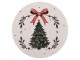 Plastový servírovací talíř se stromky Christmas Harmony - Ø 33*1 cm Clayre & Eef