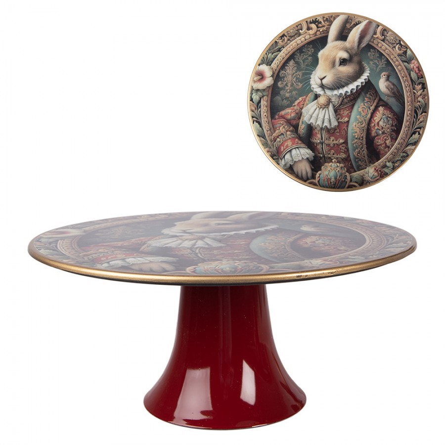 Podnos na dort Victorian Gentleman Rabbit - Ø 22*10 cm