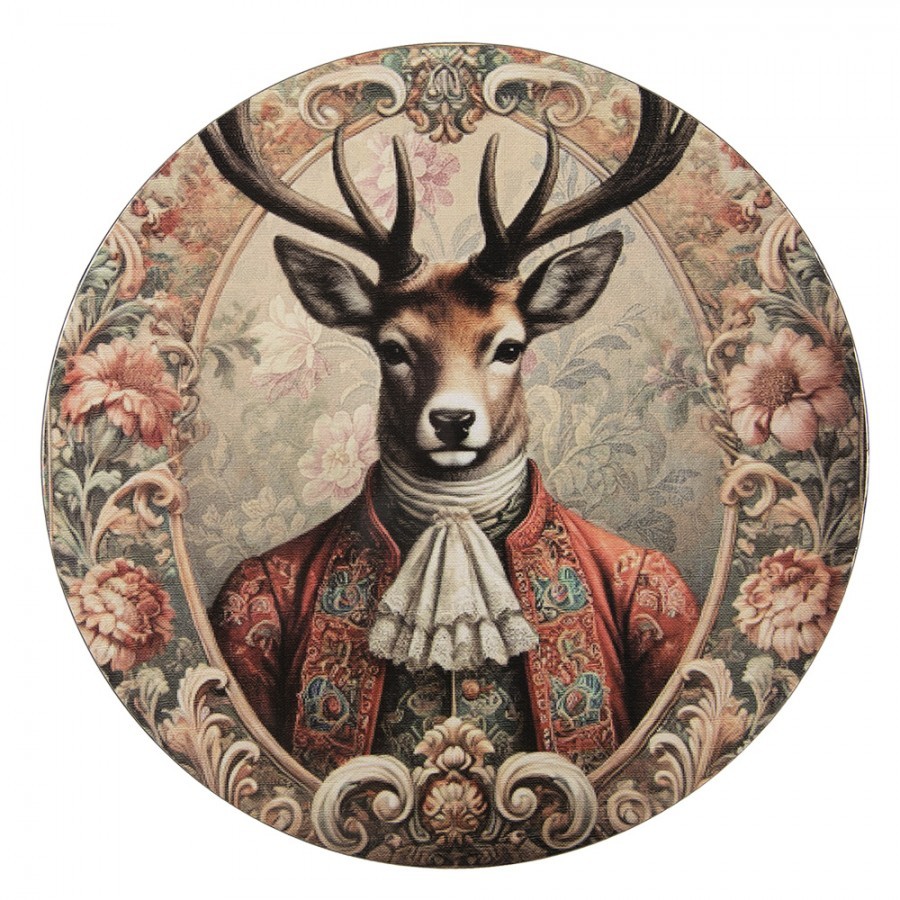 Servírovací talíř s jelenem Collection Aristocrat L - Ø 40*1 cm