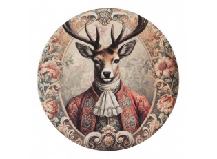 Servírovací talíř s jelenem Collection Aristocrat - Ø 33*1 cm