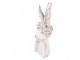 Decorative Figurine Rabbit 21x17x45 Cm White Plastic - 21*17*45 cm Clayre & Eef