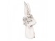 Decorative Figurine Rabbit 15x14x35 Cm White Plastic - 15*14*35 cm Clayre & Eef