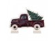 Christmas Infinity Mirror Lamp Car 40x5x28 Cm Red Plastic - 40*5*28 cm Clayre & Eef