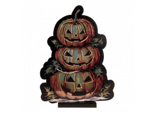 Christmas Infinity Mirror Lamp Pumpkin 30x7x41 Cm Orange Plastic - 30*7*41 cm