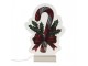 Christmas Infinity Mirror Lamp Candy Cane 15x5x21 Cm Red Plastic - 15*5*21 cm Clayre & Eef