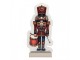Christmas Infinity Mirror Lamp Nutcracker 12x7x24 Cm Red Plastic - 12*7*24 cm Clayre & Eef