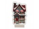 Christmas Infinity Mirror Lamp House 13x5x21 Cm Red Plastic - 13*5*21 cm Clayre & Eef