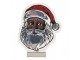 Christmas Infinity Mirror Lamp Santa Claus 19x5x22 Cm White Plastic - 19*5*22 cm Clayre & Eef