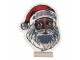 Christmas Infinity Mirror Lamp Santa Claus 19x5x22 Cm White Plastic - 19*5*22 cm Clayre & Eef