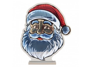 Christmas Infinity Mirror Lamp Santa Claus 48x8x57 Cm Red Plastic - 48*8*57 cm