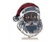 Christmas Infinity Mirror Lamp Santa Claus 48x8x57 Cm Red Plastic - 48*8*57 cm Clayre & Eef