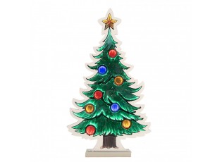 Christmas Infinity Mirror Lamp Christmas Tree 38x7x67 Cm Green Plastic - 38*7*67 cm