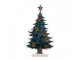 Christmas Infinity Mirror Lamp Christmas Tree 38x7x67 Cm Green Plastic - 38*7*67 cm Clayre & Eef