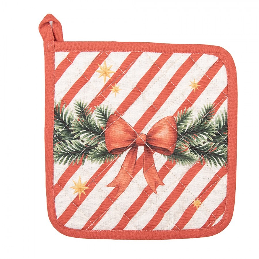Vánoční bavlněná chňapka - podložka Christmas Carousel Dream - 20*20 cm