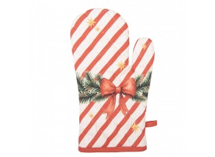 Vánoční bavlněná chňapka - rukavice Christmas Carousel Dream - 18*30 cm