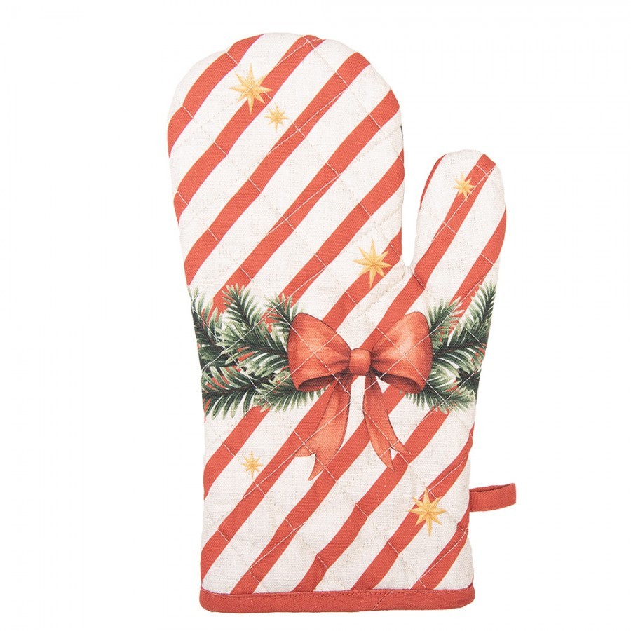 Vánoční bavlněná chňapka - rukavice Christmas Carousel Dream - 18*30 cm