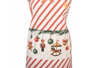 Vánoční bavlněná zástěra Christmas Carousel Dream - 70*85 cm