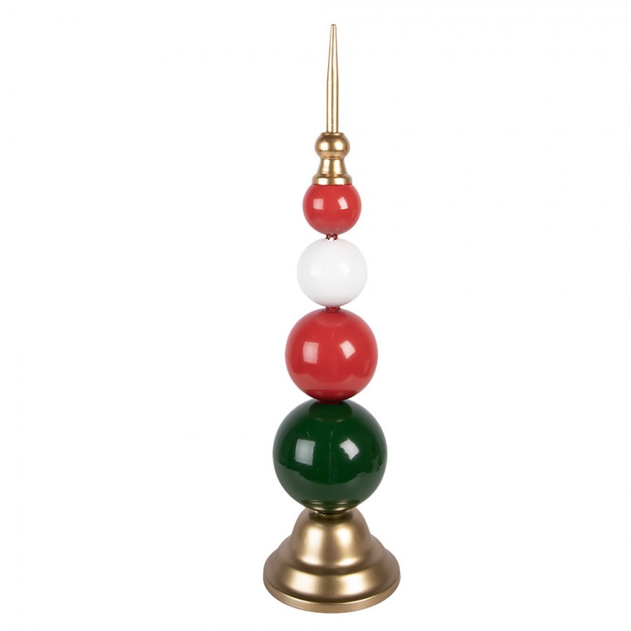 Christmas Decoration Figurine ? 12x48 Cm Green Metal - ? 12*48 cm