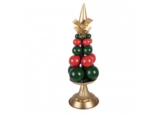Christmas Decoration Figurine ? 20x56 Cm Green Metal - ? 20*56 cm