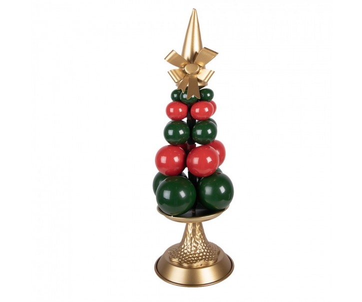 Christmas Decoration Figurine ? 20x56 Cm Green Metal - ? 20*56 cm Clayre & Eef