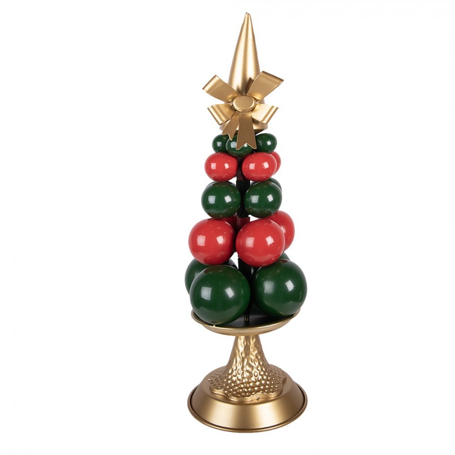 Christmas Decoration Figurine ? 20x56 Cm Green Metal - ? 20*56 cm