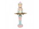 Christmas Decoration Figurine Nutcracker 18x16x41 Cm Pink Plastic - 18*16*41 cm Clayre & Eef