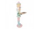 Christmas Decoration Figurine Nutcracker 18x16x41 Cm Pink Plastic - 18*16*41 cm Clayre & Eef