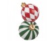 Christmas Decoration Figurine Christmas Bauble ? 12x20 Cm White Plastic - ? 12*20 cm Clayre & Eef