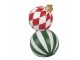 Christmas Decoration Figurine Christmas Bauble ? 12x20 Cm White Plastic - ? 12*20 cm Clayre & Eef