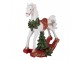 Christmas Decoration Figurine Rocking Horse 32x12x39 Cm White Plastic - 32*12*39 cm Clayre & Eef