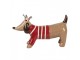 Decorative Figurine Dog 24x6x13 Cm Brown Ceramic - 24*6*13 cm Clayre & Eef