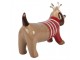 Decorative Figurine Dog 24x6x13 Cm Brown Ceramic - 24*6*13 cm Clayre & Eef
