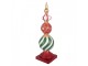Christmas Decoration Figurine Christmas Bauble 16x16x56 Cm Red Plastic - 16*16*56 cm Clayre & Eef