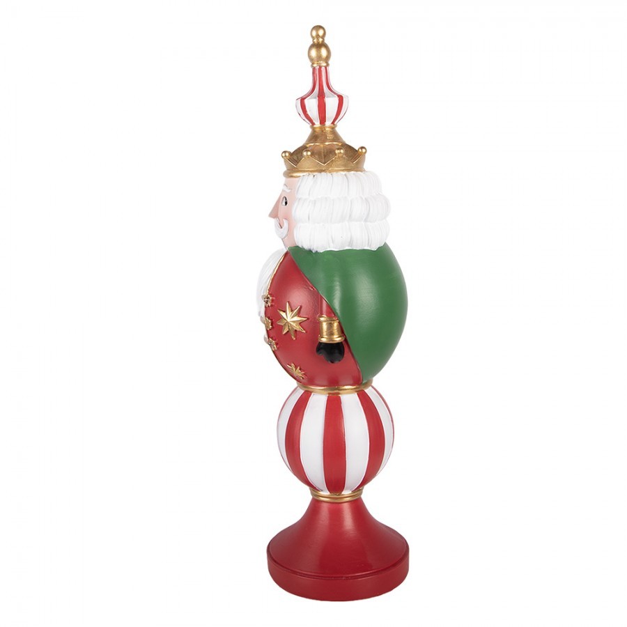Christmas Decoration With LED Lighting Nutcracker 17x16x57 Cm / 3xAA Red Plastic - LED 17*16*57 cm / 3*AA