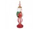 Christmas Decoration With LED Lighting Nutcracker 17x16x57 Cm / 3xAA Red Plastic - LED 17*16*57 cm / 3*AA Clayre & Eef