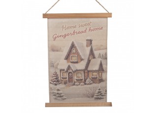 Wall Tapestry 40x2x60 Cm Beige Textile - 40*2*60 cm