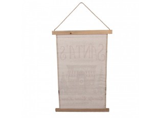Wall Tapestry 40x2x60 Cm Beige Textile - 40*2*60 cm
