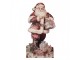 Vánoční kovová stojací cedule Santa Claus - 50*2*96 cm Clayre & Eef