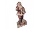 Vánoční kovová stojací cedule Santa Claus - 50*2*96 cm Clayre & Eef