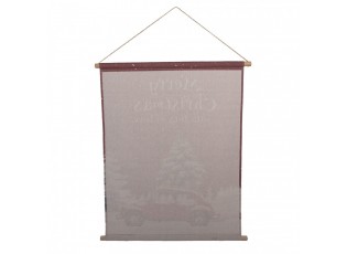 Wall Tapestry 76x3x97 Cm Red Textile - 76*3*97 cm