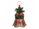Christmas Decoration Figurine Bell ? 21x29 Cm Red Metal - ? 21*29 cm Clayre & Eef
