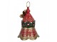 Christmas Decoration Figurine Bell ? 21x29 Cm Red Metal - ? 21*29 cm Clayre & Eef
