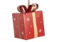 Christmas Ornament Gift 5x5x8 Cm Red Metal - 5*5*8 cm Clayre & Eef
