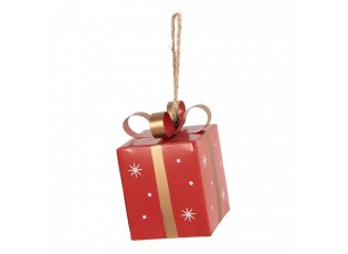Christmas Ornament Gift 5x5x8 Cm Red Metal - 5*5*8 cm