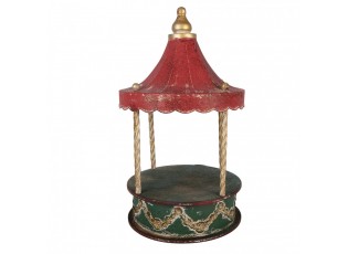 Vintage kovový kolotoč – Kouzlo starých Vánoc - Ø 27*48 cm