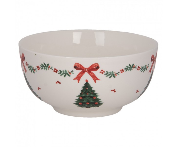 Soup Bowl 500 Ml White Ceramic - 500 ml Clayre & Eef
