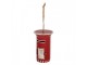 Christmas Ornament Mailbox ? 7x11 Cm Red Metal - 12*8 cm Clayre & Eef