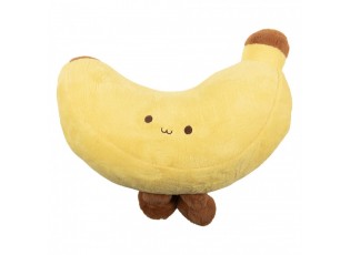 Veselý dekorativní polštář ve tvaru banánu Banana - 52*12*20 cm