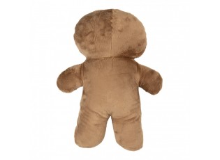 Decorative Cushion Gingerbread Man 20x5x35 Cm Brown Polyester - 20*5*35 cm