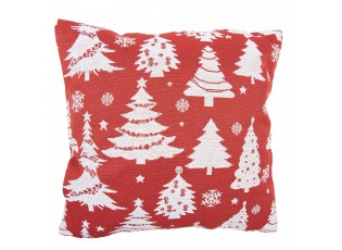 Decorative Cushion 44x44 Cm Red Polyester - 44*44*4 cm